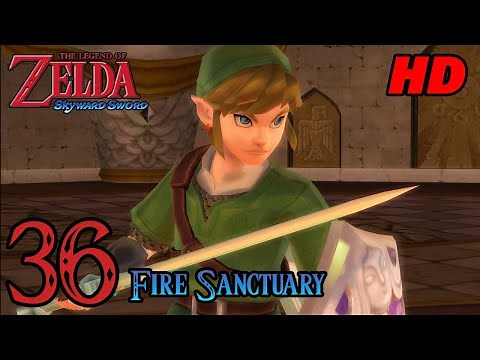 Zelda Skyward Sword HD 60FPS 100% Walkthrough - Part 36 - Fire Sanctuary | Ghirahim 2