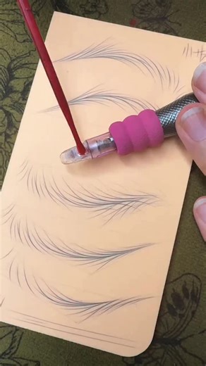 Panda Beauty Salon on Instagram: "Microblading Shape your brows with a soft center curve, define the peak, and connect to the tail to create a clean triangle. Fill with parallel strokes, stopping above the pupil for a lifted effect. At the brow head, follow natural hair growth with light, upward strokes. Darken the arch and fill sparse areas with short lines for a full, wild, natural finish. Effortless definition, bold texture — and just like that, your brows are done!"