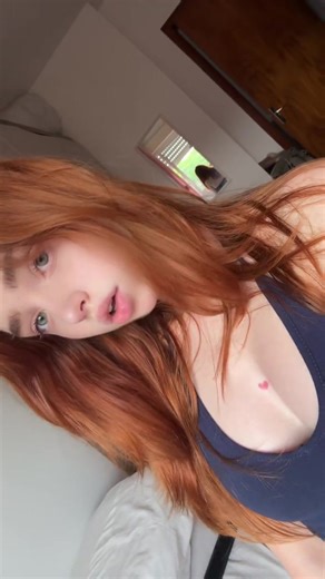 Red haired and green eyed 😇