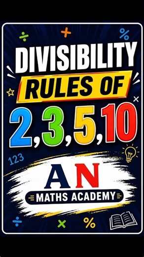 Divisibility Rules of 2, 3, 5 & 10 in 30 Seconds!