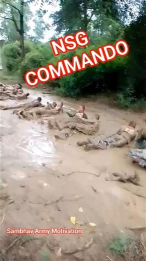 NSG COMMANDO Training, Mud massage! Sambhav Army Motivation#
