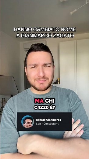 Did Gianmarco Zagato change his name for the reality show The 50 Italia? 🤯😳 #the50italia #gianmar...