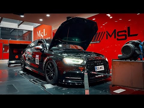 STAGE 3 AUDI S3 *DYNO POWER RUNS* REVO IS38ETR V2 TURBO
