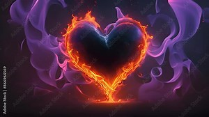 Fire heart flame love passion abstract smoke valentine background hot. Heart flame fire black burn shape design fiery icon tongue warm art phoenix heat magic image tattoo fireplace hell red danger
