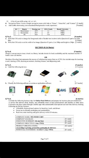 Class 10 computer practical model paper #2026 #exam #fbise #education #exampreparation #maths
