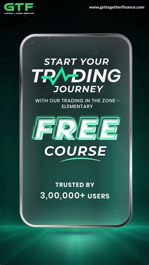 Worried about stock market fluctuations and unsure when to buy or sell? You're not alone — but you can master the market.📈 Mission: Har Ghar GTF Trader📊 Become a full-time trader right from the comfort of your home. 🎓 Join our FREE Stock Market Course – From Basics to Advanced What you get: ✅ SEBI-Certified Institute ✅ 20 In-Depth Free Sessions ✅ Free Certification ✅ GTF Trader Checklist ✅ Lifetime Notes Access ✅ Trusted by 300,000 Students Take control of your financial future. Enroll now fo