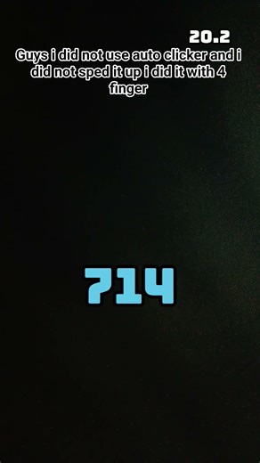 I DID not use auto clicker