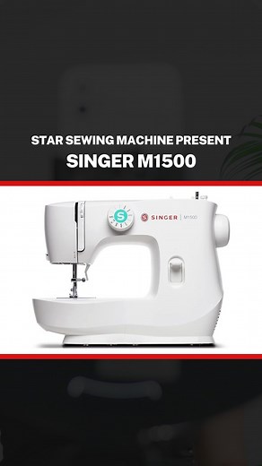 StarSewGCC on Instagram: "🧵✨ Discover the SINGER M1500 – Simple, Reliable & Perfect for Everyday Sewing! ✨🧵 The SINGER M1500 is designed to make sewing easier for beginners and home creators. With its lightweight design and easy-to-use features, you can handle repairs, DIY projects, and creative stitching with confidence. ✅ 6 Built-in Stitches + 4-Step Buttonhole ✅ Easy Stitch Selection Dial ✅ Portable & Lightweight ✅ Perfect for Beginners & Daily Use 📍 Order Now: www.starsewing.store 📞 Call