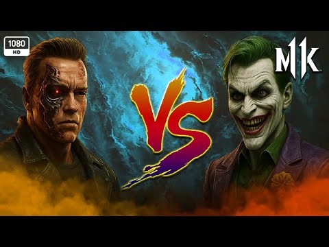 Mortal Kombat 11 - The joker vs Terminator | Gameplay