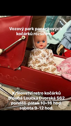 Historické kočárky a panenky on Reels