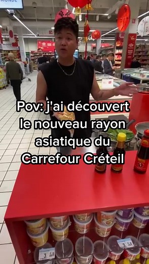 Découverte du Rayon Asiatique au Carrefour Créteil Soleil