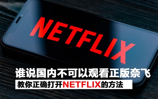 不扶墙不架梯让你在国内也可以看正版奈飞netflix