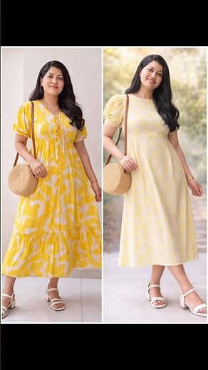 Affordable Yellow vibrant Summer Dress Looks 💛 Try-On Haul 💛☀️#summerfashion #yellow #modestfashion