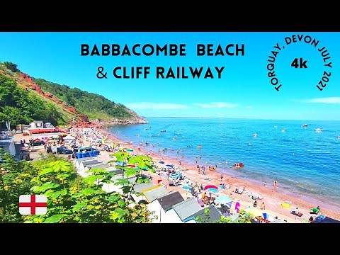 Babbacombe beach & Harbour, Torquay, Devon - 4k | 2021