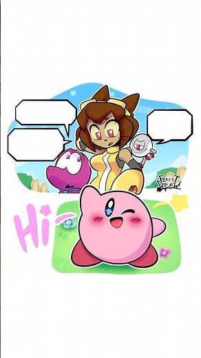 Kirby Meets Kit! | Gameoverse Comic Dub