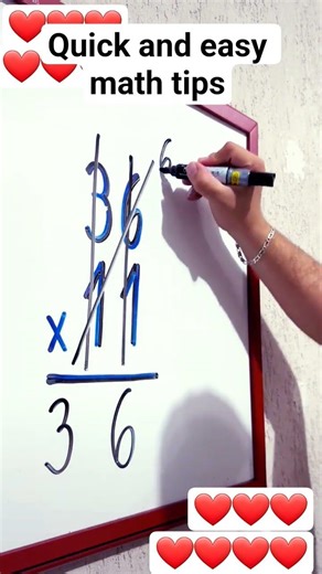 quick and eaay math multiplication tips #math #mathematics #mathstricks #trending #ytshorts