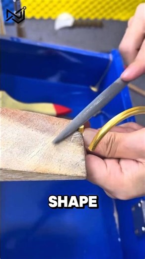 How a Seamless Gold Bangle is Made | Traditional Jewelry Craft🔨 #gold #jewelry