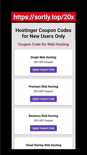 Hostinger Coupon Code 2025 - Hostinger Cloud Hosting, VPS Hosting, Web Hosting Discount Coupon Code