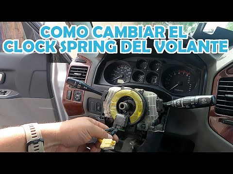 Como cambiar el Clock spring del volante para que funcionen las bolsas de aire, claxon y controles