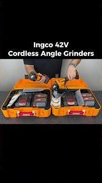 Ingco 42V Range is here! Let's look at the Grinders in the range💥👀