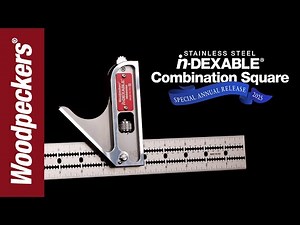 Stainless Steel In-Dexable Combination Square | Woodpeckers Tools