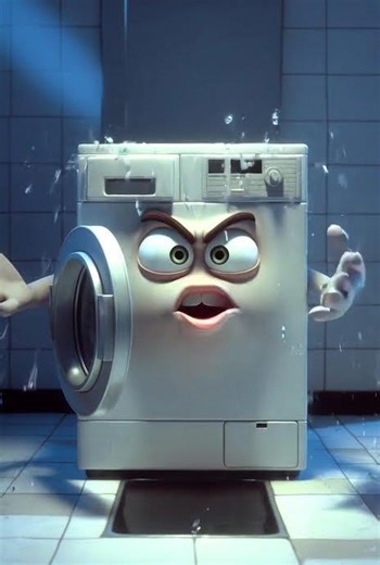 Angry Washing Machine Exposes Your Laundry Mistakes 🌀