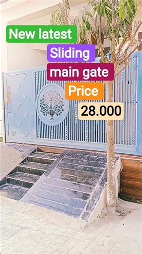 sliding main gate design for home in india price | latest sliding main gate design 2025 | #sliding