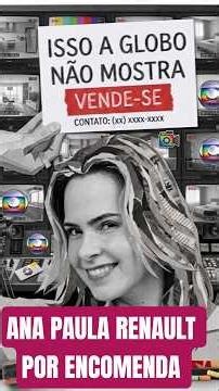 This is something Globo doesn't show 🚨 FOR SALE - Ana Paula Renault