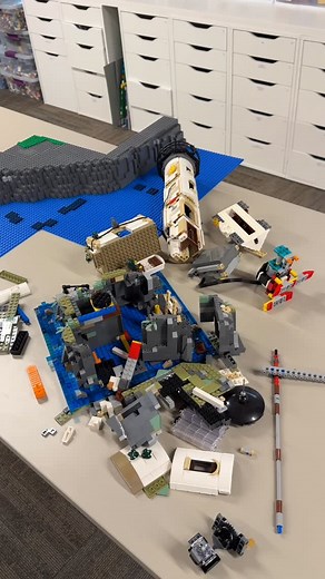 Bricksie on YouTube on Instagram: "Lighthouse mod off to a good start 💀"