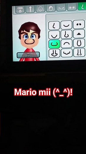 how to make Mario mii! #nintendo #Mii