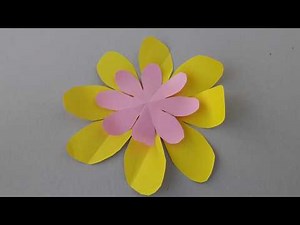 CÓMO HACER FLORES DE PAPEL FÁCILES 🌸 | Tutorial sencillo paso a paso | Manualidades DIY