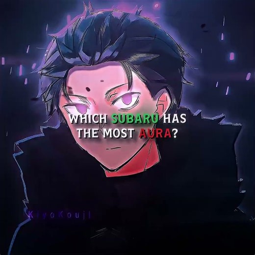 Which Subaru Has the Most Aura? - Gluttony Subaru Natsuki 4K Edit | Re Zero Gluttony IF