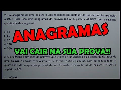 ANAGRAMS - 8 COMPETITION QUESTIONS