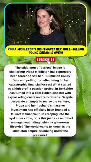 PIPPA MIDDLETON’S BUSINESS CRASHES! FORCED SALE! 📉💔 #PippaMiddleton #RoyalScandal #MiddletonFamily