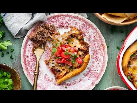 4-Ingredient Crescent Roll Ground Beef Casserole