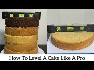 Beginners Guide on How To Level A Cake , Step by step/ How to Level a cake like a pro.