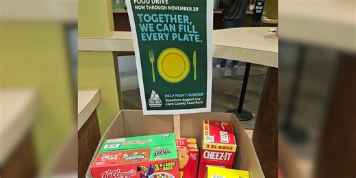 Columbia County Credit Union donates $10K to Clark County Food Bank, launches holiday food drive