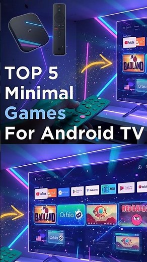 Top 5 Minimal Games for Android TV #androidtv #googletv