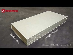 Monteringsvideo för ROCKWOOL Västkustskiva