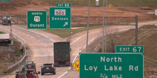 US-75 Frontage Roads in Denison to get all-way stops