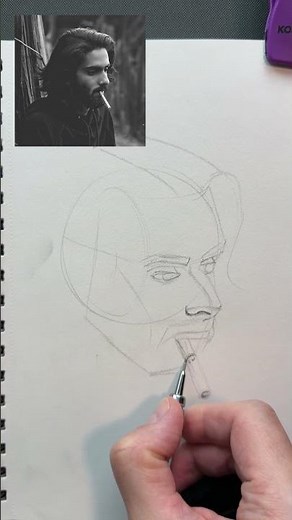 Easy Way to Practice Drawing Faces (30 Minutes) ///