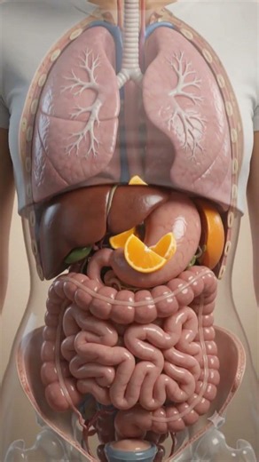 The Amazing Journey of Orange Inside a Female Body 👩 | 3D Medical Animation