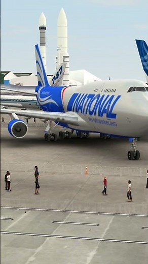 ✈️ National Airlines 🇺🇸 – America's Cargo Giant! #aviation #shorts