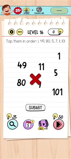 #test #braintest #games #braintestsolution #testandlearn #braingames brain test level 16