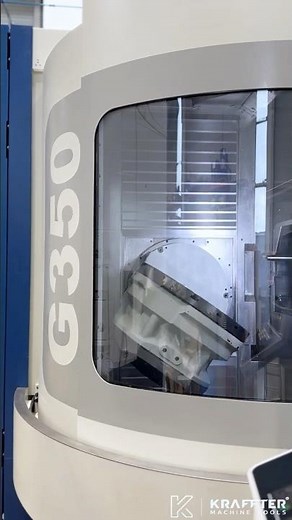 Fast tool change on GROB G350 ! #cnc #atc