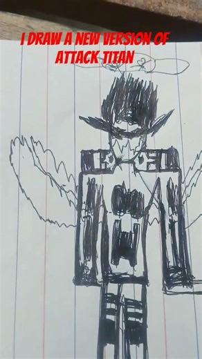 i draw a new version of attack titan