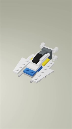 Building a Mini LEGO Star Wars U-Wing! 🚀 | Satisfying Timelapse