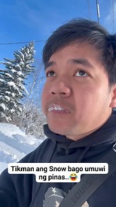 6.8K views · 112 reactions | Huling tikim sa snow.. #tiisinanglamigchallenge #fbreels #reelsvideo #snow #iphone17promax #trendingreels #japan | Capinpin Family .02 | Facebook