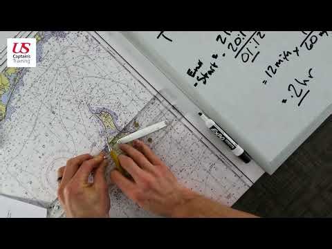 Speed Made Good Practice Problem 1 Solution | Chart Plotting USCG Prep (Captain's License)