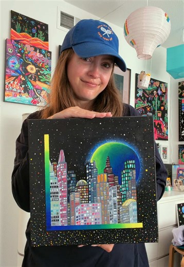 Exploring Dreamscapes: An Acrylic Art Reveal